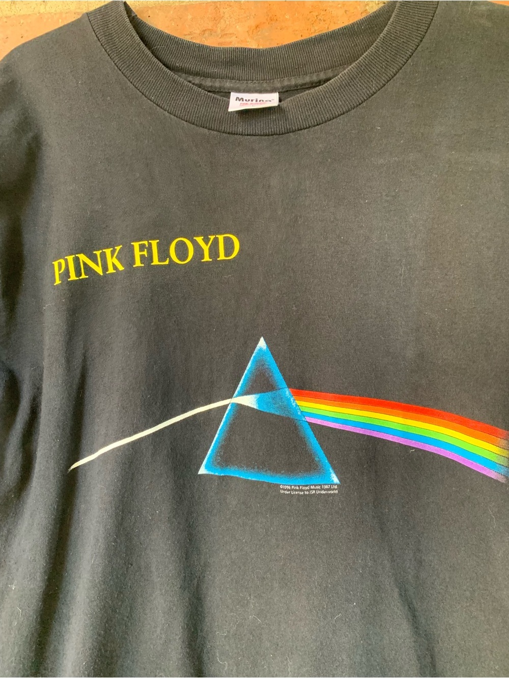 Vintage Pink Floyd Dark side of the moon Large 1996 πΊπΈ T-shirt - Picture 3 of 6